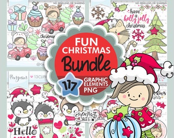 Christmas Bundle, Christmas Clipart, Clipart Bundle, Christmas Bundle PNG, Bundle Christmas, Christmas Images, Christmas Decor, Bundle Set