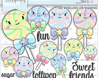 Candy Clipart, Candy Graphics, Lollipop Clipart, COMMERCIAL USE, Lollipop Graphics, Sweet Clipart, Caramel Clipart, Candy Images, Candies