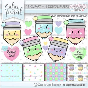 Lápis de cor Clipart, Lápis de colorir arco-íris, USO COMERCIAL, Lápis Clipart, Clipart de cor, Clipart escolar, Clipart de volta às aulas, Cor