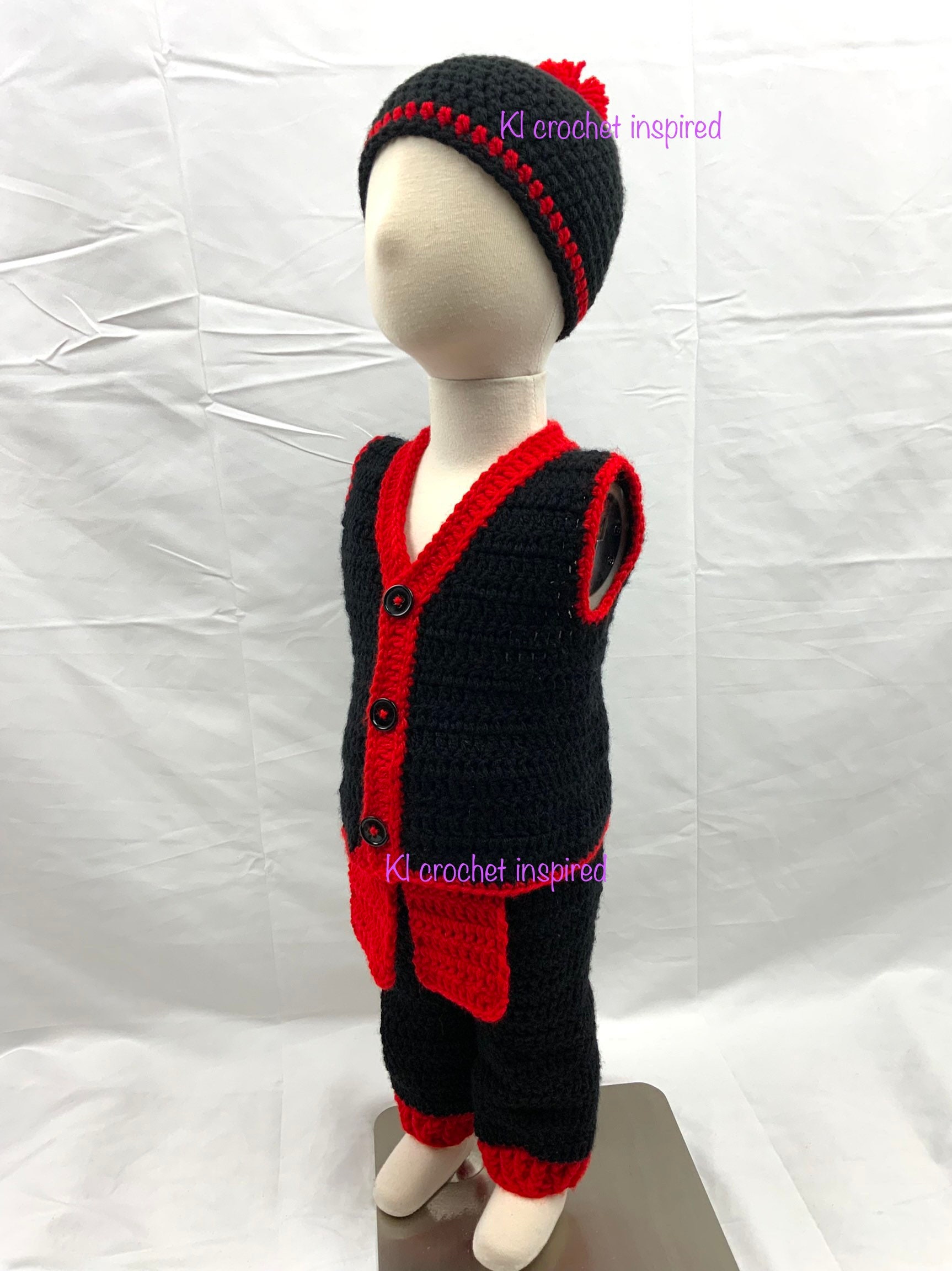 Hmong boy clothes Hmong baby outfit crochet baby boy Etsy