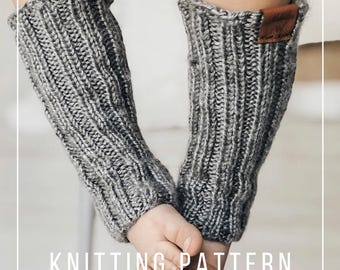 KNITTING PATTERN // Taylor Baby Leg Warmers // Wrist Warmers // Beginner Knitter