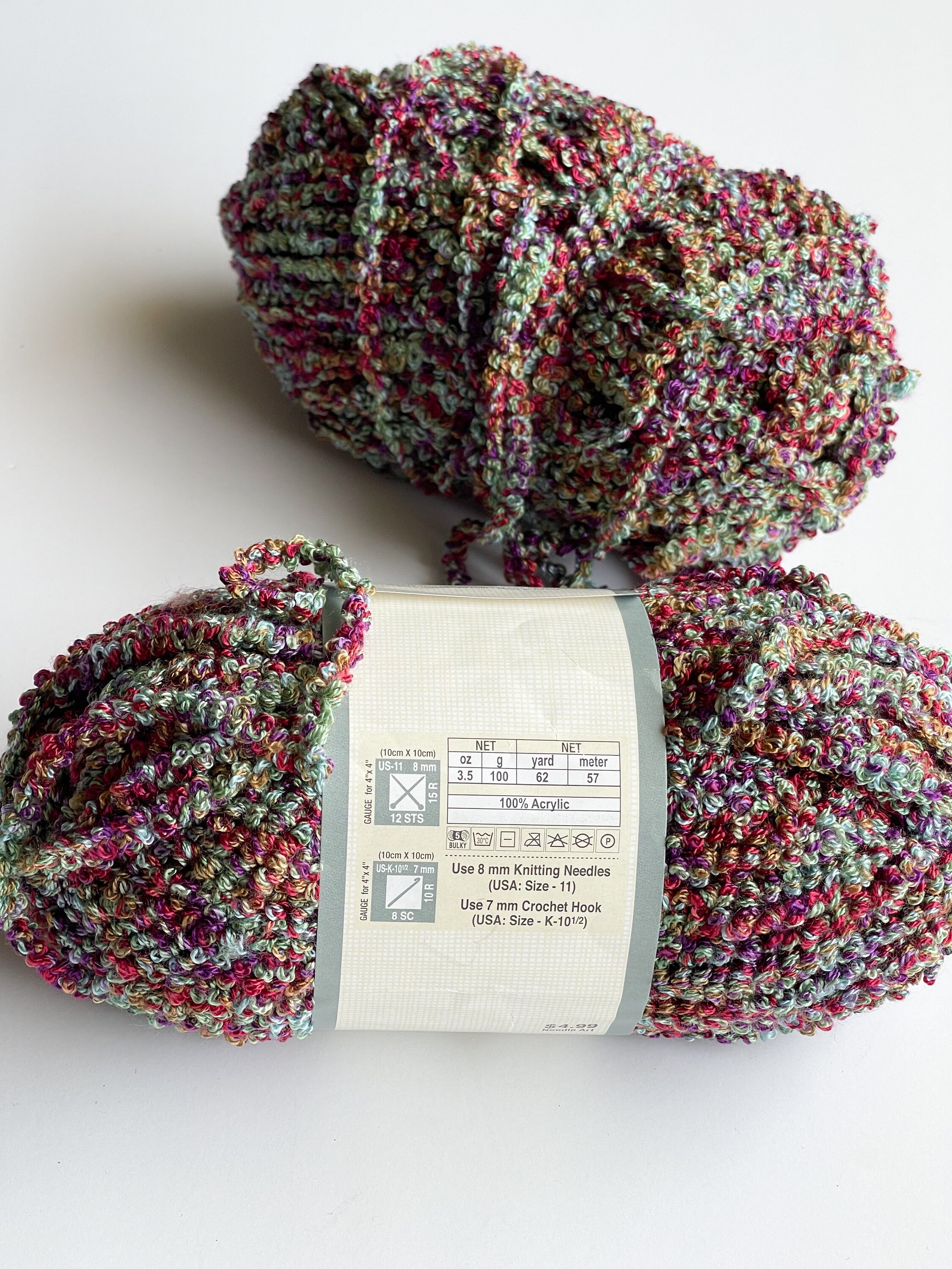 2 Skeins Hobby Lobby Yarn Bee Discontinued Yarn Etsy