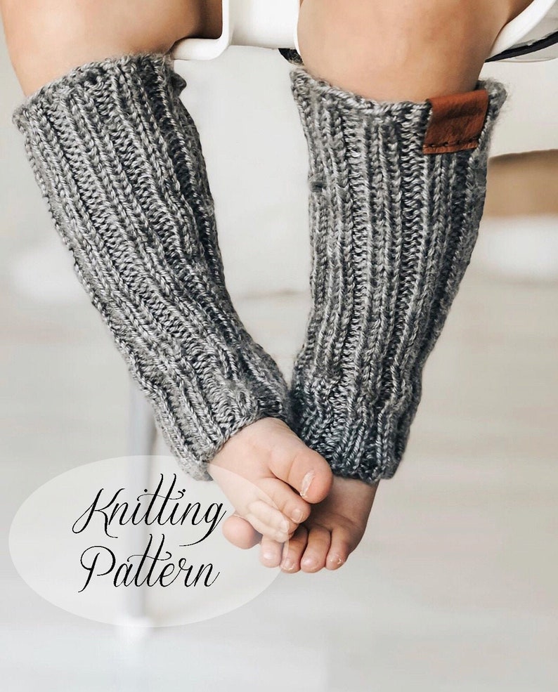 KNITTING PATTERN // Taylor Baby Leg Warmers // Wrist Warmers Etsy