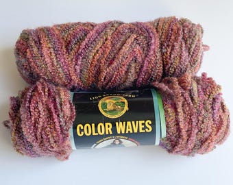 Yarn Bundle: Lion Brand Color Waves Yarn - Mai Tai 341