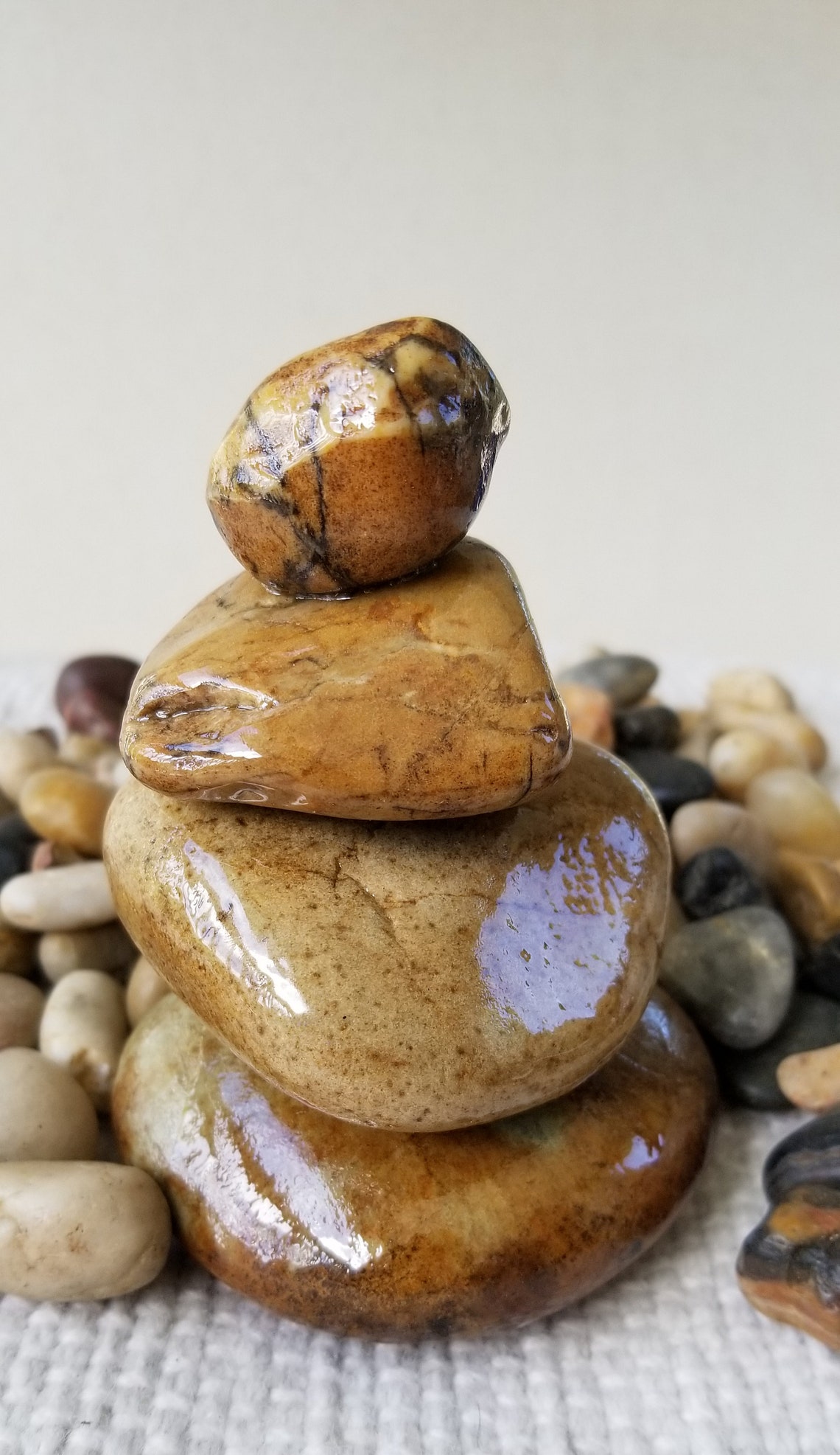 Cairn, Rock Cairn, Stacked River Stones, Western Montana River Stones Etsy