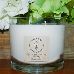 Large 3 wick soy candle, 32 oz scented soy wax candles handmade, Aromatherapy Candles, birthday candle gift, handmade decorative candles image 4