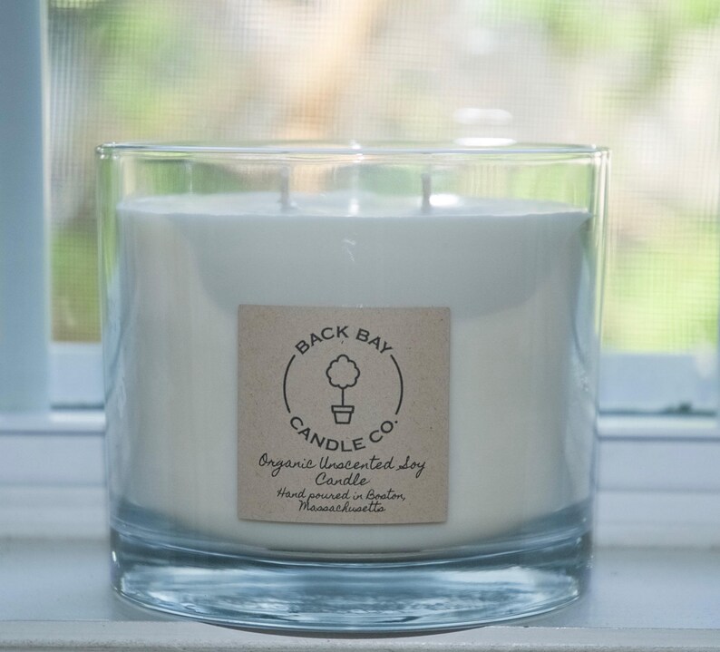 Large 3 wick soy candle 32 oz scented soy wax candles Etsy
