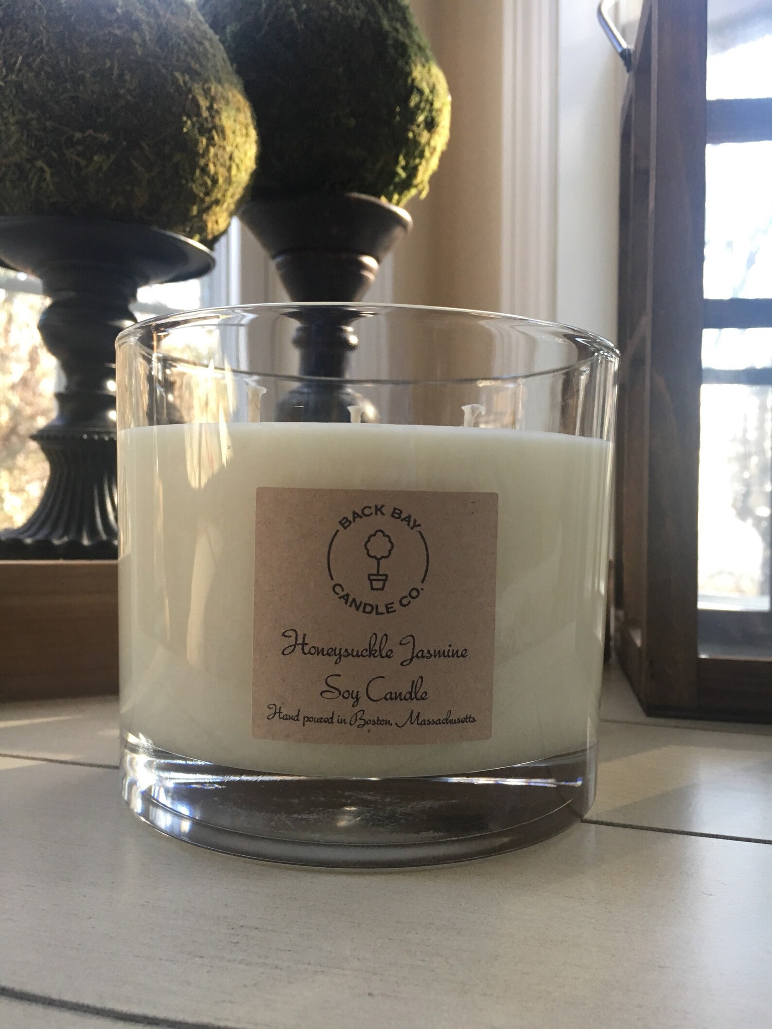 Candle With 3 Wicks Large 32 Oz Soy Candle in Glass Jar 3 Etsy