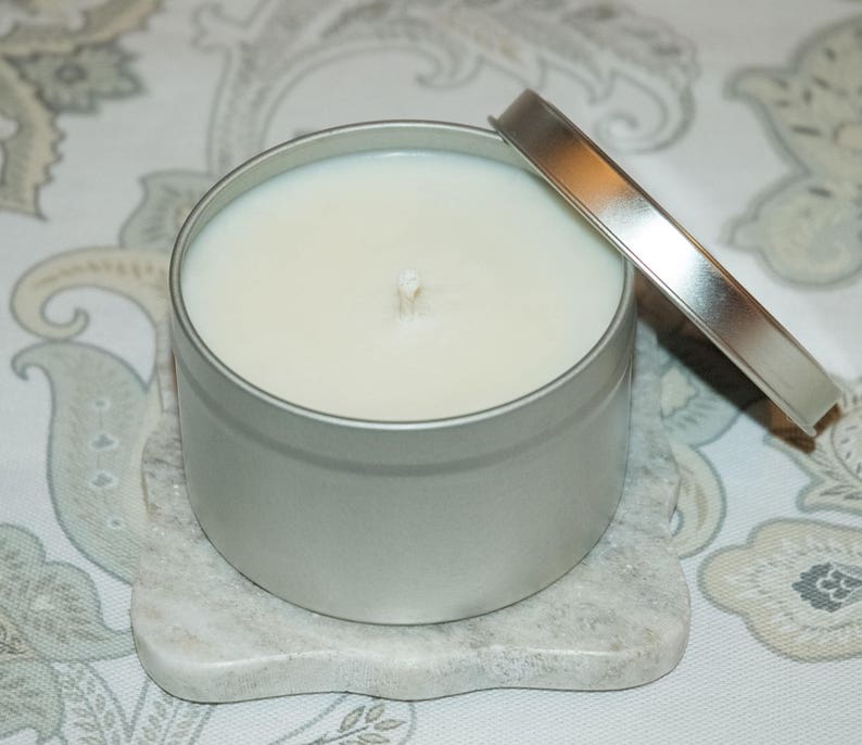 Unscented Soy Candle All Natural Hand Poured 8 oz Soy Candle Etsy