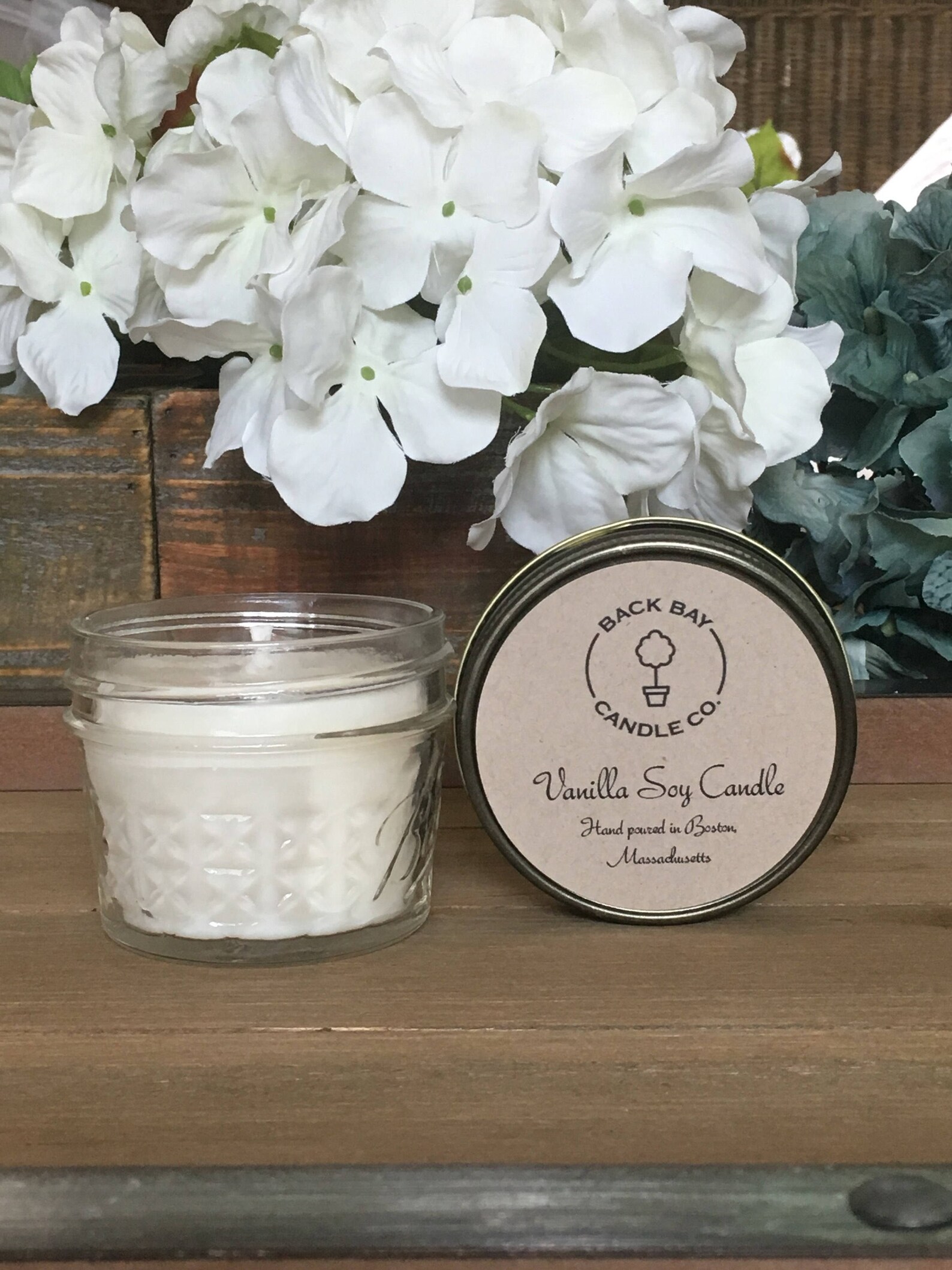 4 Oz Soy Candles, Jelly Jar Candle, 4 Oz Mason Jar Candles, Handmade