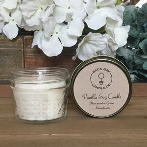 4 oz soy candles, jelly jar candle, 4 oz mason jar candles, handmade soy candles, small glass jar candle, hand poured in Boston, MA