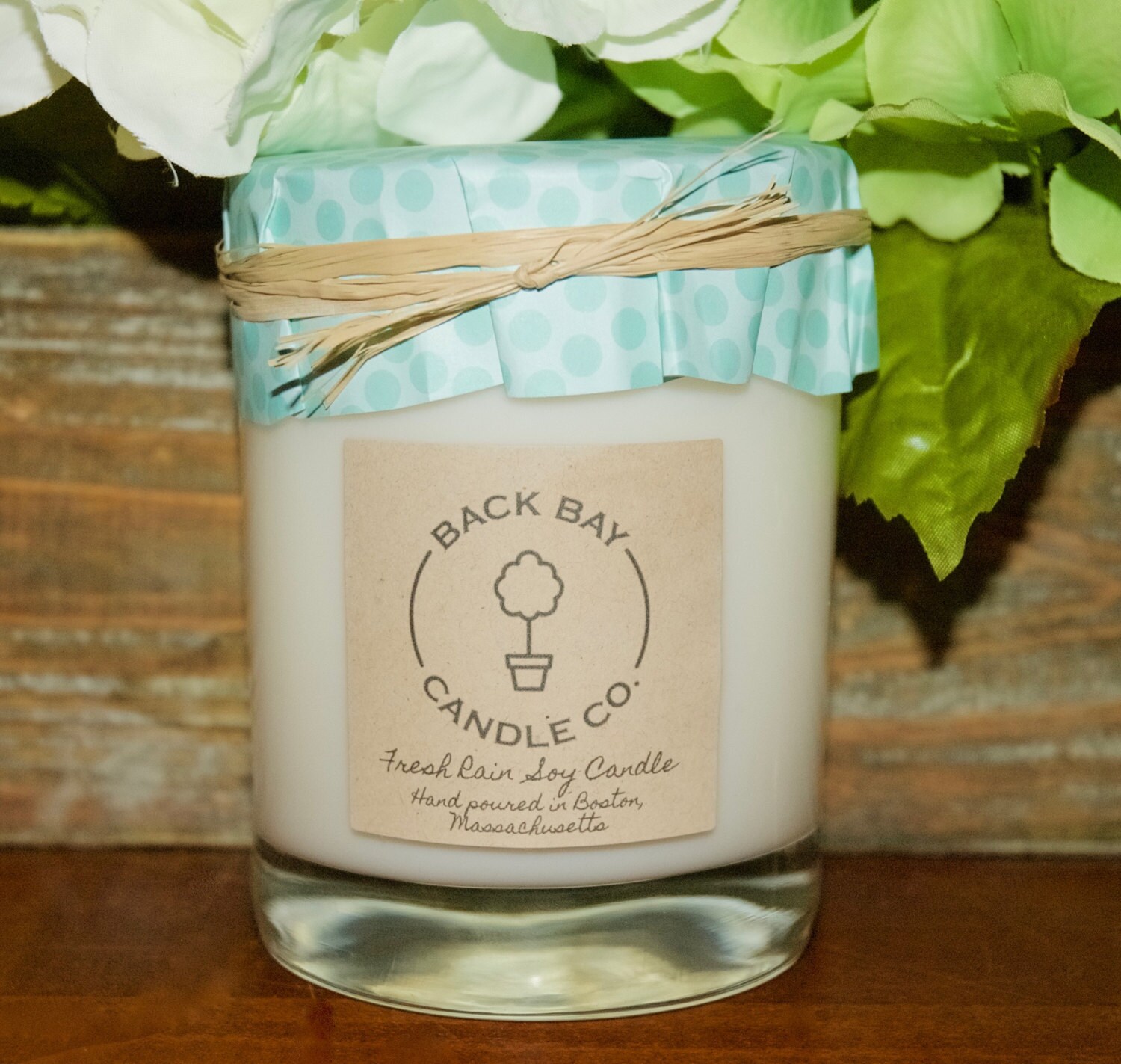 Soy Candle 14 Oz Fresh Rain Scented Soy Candle Handmade Soy Etsy