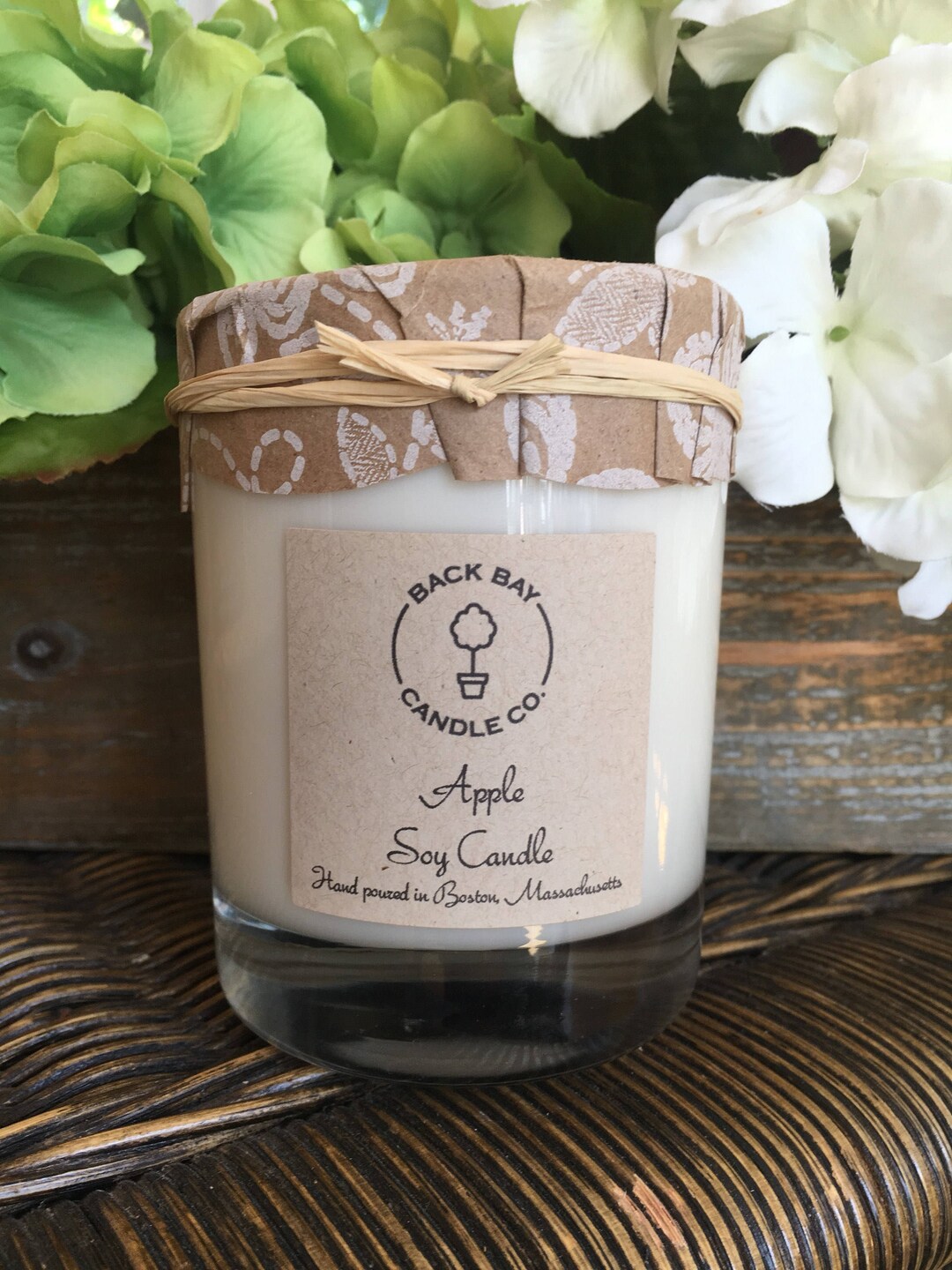 Apple Soy Candle 14oz Macintosh Apple Candle Fall Candle Etsy UK