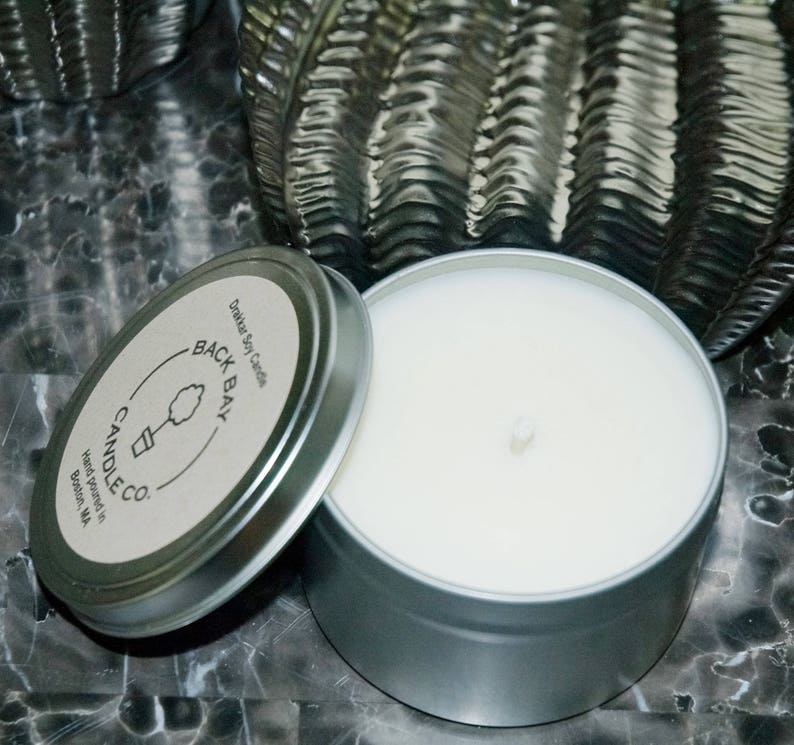 Unscented Soy Candle All Natural Hand Poured 8 oz Soy Candle Etsy