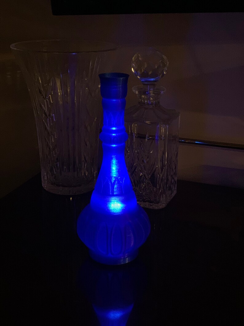 13 Inch Tall BLUE I Dream of Jeannie Inspired NIGHT LIGHT Etsy