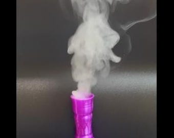 Jim Beam Decanter style Smoking GENIE Bottle with Cork / REMOTE CONTROLLED