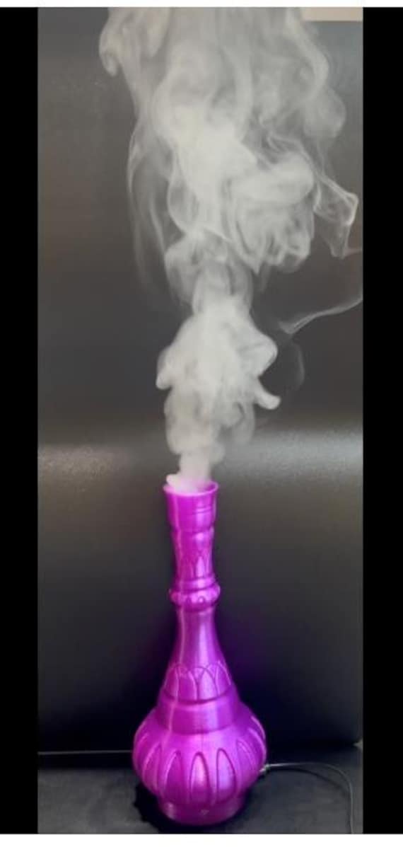 Jim Beam Decanter style Smoking GENIE Bottle with Cork / REMOTE CONTROLLED