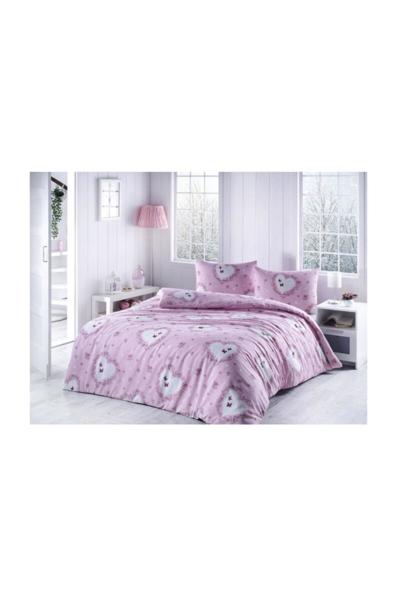 Mega Moda Nazen Bed Linen Set Duver Cover Bedding Sheet Set