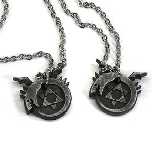 Locket Ouroboros Symbol-Aluminum Metal for Cosplay-Homunculi LKT1