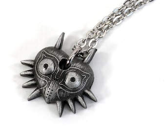 Medalion z maską Majory – Legend of Zelda – naszyjnik z żywicy metalowej LKT1