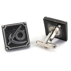 Reaper FFXIV Job Cufflinks - RPR Metal Resin, Final Fantasy 14 FF14 Soul Crystal CFF1