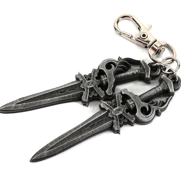 FFXV Ignis Dagger Keychain / Necklace Final Fantasy XV KY1