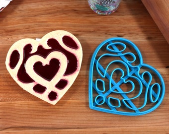 Legend of Zelda Heart Container Tart Cookie Cutter - Breathe of the Wild
