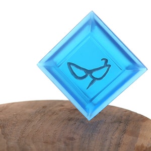 Blue Mage FFXIV Hand Painted Soul Crystal/BLU Job Stone Final Fantasy XIV Soul of the Blue Mage FF14 - Paint Stone PJSKY1