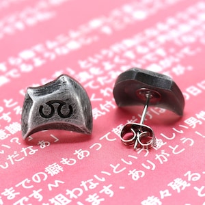 Geleerde FFXIV Soul Crystal-oorbellen paar/Job Stone FF14 Final Fantasy 14 FFXIV Charm -Roestvrijstalen stud- ERG1