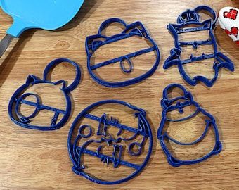 Final Fantasy Moogle Cookie Cutters: FFXIV Baking Set