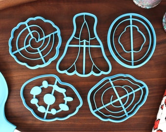Ramen Toppings Cookie Cutters: Anime Baking Merch