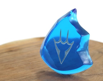 Dragoon FFXIV Hand Painted Soul Crystal/DRG Job Stone Final Fantasy XIV Soul of the Dragoon FF14 - Paint Stone PJSKY1