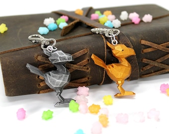 Final Fantasy X Chocobo Keychain - FF14 Final Fantasy 15 Chocobo Feather KY1