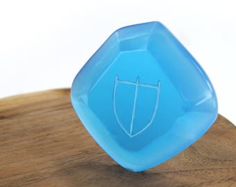 Hand Painted Paladin Soul Crystal: FFXIV Job Stone PJSKY1