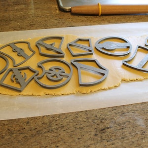 FFXIV Soul Stone Cookie Cutters Set 3 of 4 Whm, Sam, Sch, Smn, War FF14 WHM Soul Crystal Cookie Cutter image 4