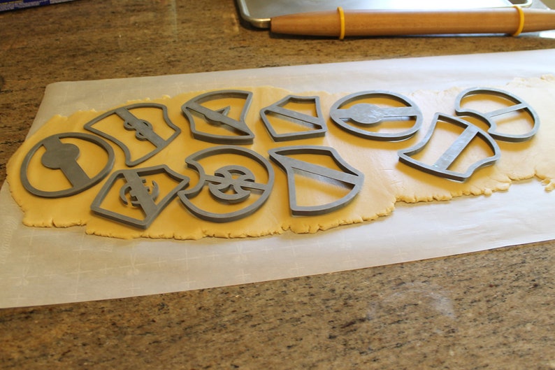 FFXIV Soul Stone Cookie Cutters Set 3 of 4 Whm, Sam, Sch, Smn, War FF14 WHM Soul Crystal Cookie Cutter image 4