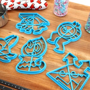 Deltarune Cookie Cutters Enemies - Tasque Manager, ViroVirokun, Rudinn, Popup, King Round - Undertale / Baking Gift image 7