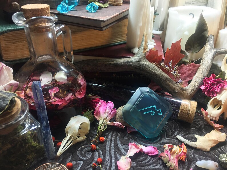 Machinist Soul Crystal: Hand Painted FFXIV Job Stone PJSKY1 image 10