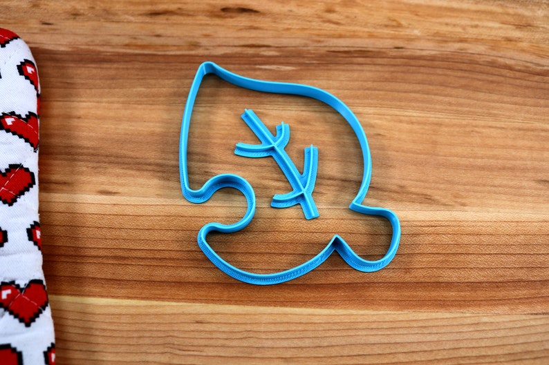 Animal Crossing Item Leaf STAMP Cookie Cutter - New Horizons image 3