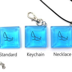 Blue Mage Soul Crystal: FFXIV Job Stone, Hand Painted Resin PJSKY1 image 3