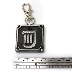 Bard FFXIV Job Charm - BRD Metal Resin, Final Fantasy 14 FF14 Soul Crystal KY1 image 5