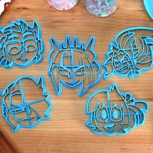 Helltaken Cookie Cutters Set 2 - Azazel, Judgement, Justice, Lucifer, Zdrada