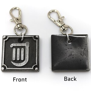 Bard FFXIV Job Charm - BRD Metal Resin, Final Fantasy 14 FF14 Soul Crystal KY1 image 6