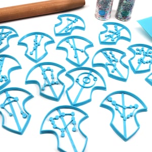 Constellation Stone Cookie Cutters Collection - Convocation of the 14 Bundle - FFXIV Azem Ascian Crystal