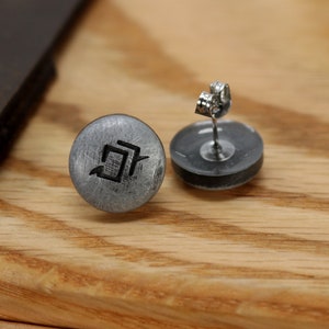Astrologian FFXIV Soul Crystal Earrings: Stainless Steel Studs ERG1 image 3