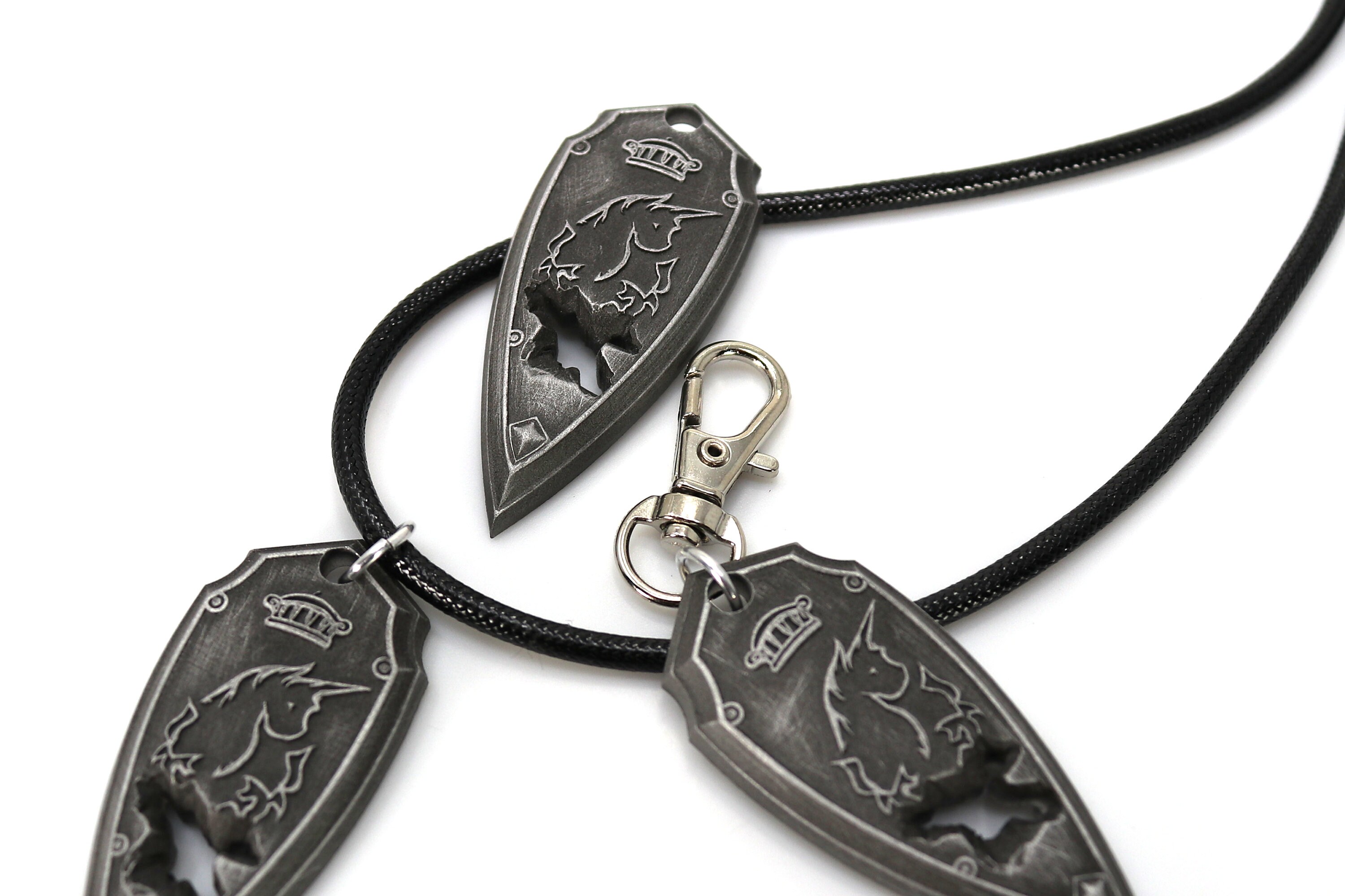 FFXIV Haurchefant Greystone Shield Pendant Keychain