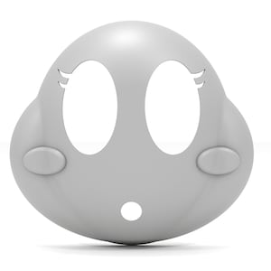 Gourmet Gal Mask DIY Cosplay Prop Kit - Paper Mario Cosplay Prop - Gourmet Shy Gal- Frying Pan - Cake Mixes - Goombario