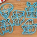 Deltarune Cookie Cutters Chapter 2 - Spamton, Ralsei, Noelle, Queen, Berdly  - Undertale /  Baking Gift 