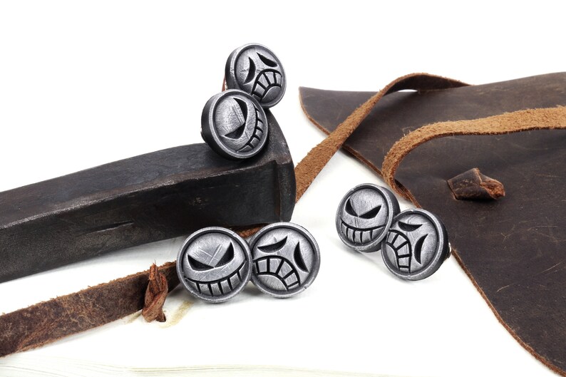 Komedie en tragediemaskerspelden: verouderd metaal, piratencadeau SPN1 afbeelding 6