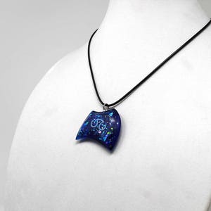Cristal de alma de erudito centelleante: Piedra de trabajo que brilla en la oscuridad FF14 JSKY1 Necklace